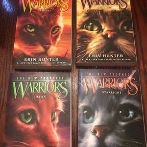 Warriors: The New Prophecy Books - #3, #4 ,  #5, #6 In perfect shape